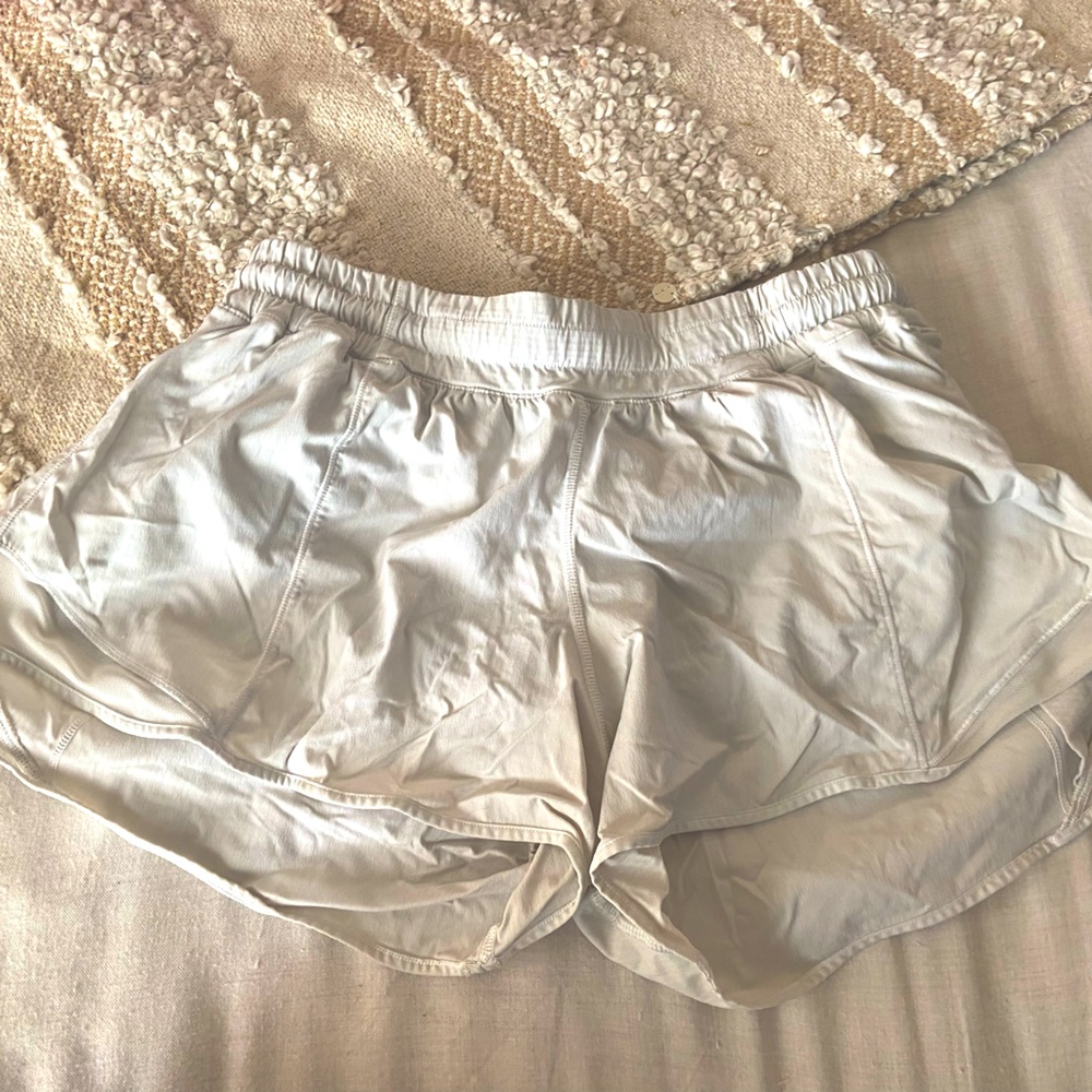 Lululemon White athletic shorts